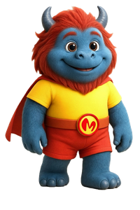 Mazo the Masti Zone superhero mascot